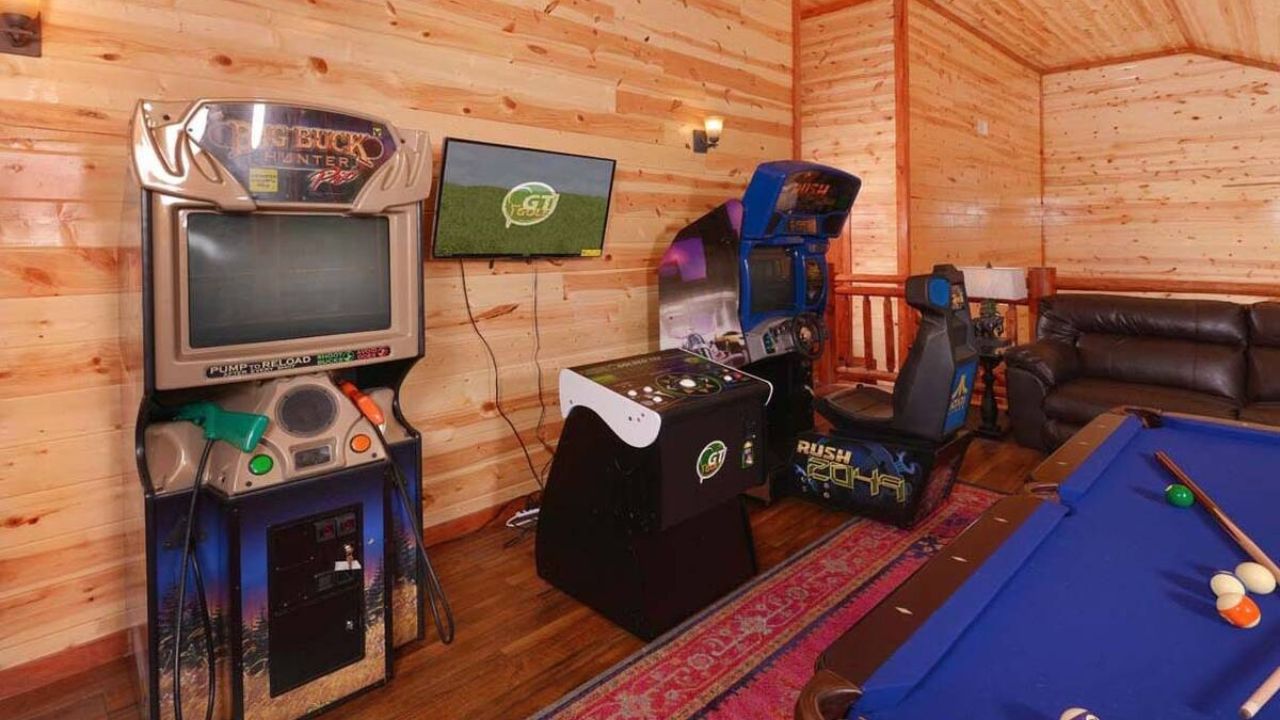 Why Families Love Staying in Our Cabin Rentals with an Arcade Game Why Families Love Staying in Our Cabin Rentals with an Arcade Game