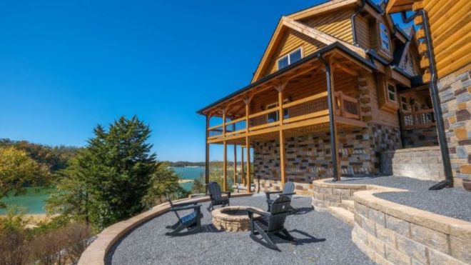 Cozy Up to a Cabin with a Fire Pit in Pigeon Forge