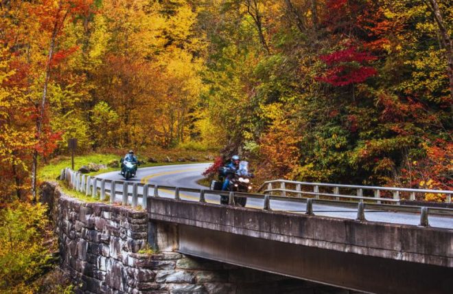 Top 5 Motorcycle Drives in the Great Smoky Mountains