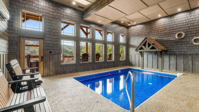 Indoor Pools in a Pigeon Forge Cabin
