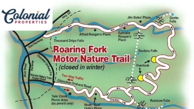 Roaring Fork Motor Nature Trail Map