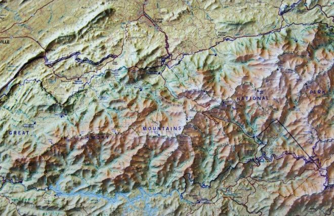 Elevations in the Great Smoky Mountains